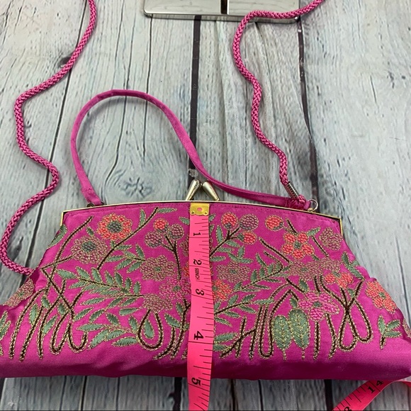 NWT Indeed Floral Embroidered Handbag - Picture 8 of 9